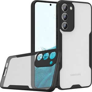 Samsung Galaxy A54 ile Uyumlu Kılıf Kamera Korumalı Colorful Silikon Kapak - Siyah