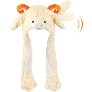 Kulakları Hareket Eden Peluş Şapka