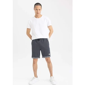Slim Fit Sweatshirt Kumaşı Pamuklu Şort N0640AZ23SP