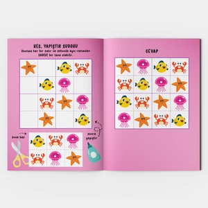 Çocuklar Için Sudoku - Seviye 1 (3-4 Yaş)