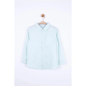 Nk Kids Erkek Çocuk Cepli Keten Gömlek