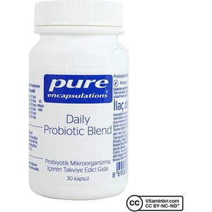 Pure Daily Probiotic Blend 30 Kapsül