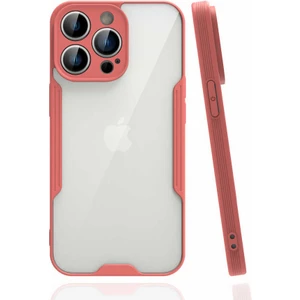 Caseart Apple iPhone 14 Pro Max ile Uyumlu Kılıf Kamera Korumalı Colorful Silikon Kapak - Pembe
