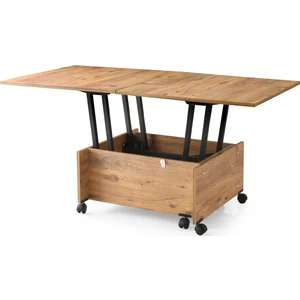 Erezoğulları Mobilya  Akıllı Sihirli Tekerlekli Orta Sehpa 75 x 75  cm