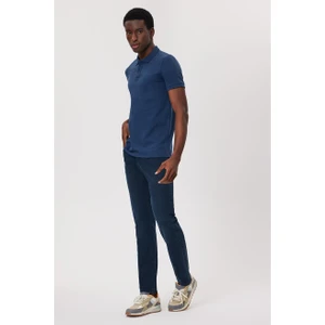 Lee Cooper Twıns Erkek Polo Yaka T-Shırt Indigo