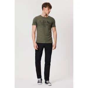 Lee Cooper Ellery Erkek O Yaka T-Shırt Haki