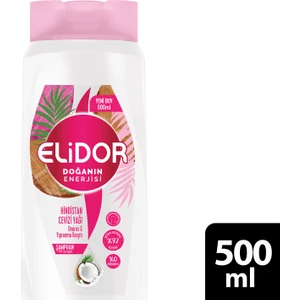 Doğanın Enerjisi Saç Bakım Şampuanı Hindistan Cevizi Yağı Onarıcı ve Yıpranma Karşıtı 500 ml