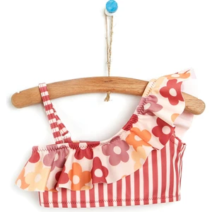 Kız Bebek Retro Çiçek Bikini Üstü Kız Bebek Kız Bebek