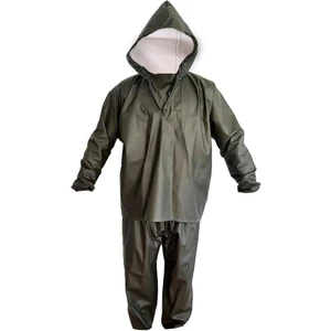Sera Trend Balıkçı Takım Yağmurluk Su Geçirmez Dikişsiz Haki Renk Avcı Balıkçı Yağmurluğu Alt Üst Takım Yağmurluk