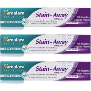 Stain Away Leke Karşıtı Diş Macunu, Bitkisel, Vejetaryen, Florürsüz, Parabensiz, 75 ml 3 Adet