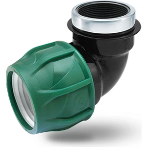 Yeşil Seri Kablin Içten Dişli ( Dişi ) Dirsek ( 90 x 3'' )