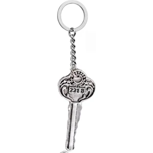 Herşey Nota Sherlock Holmes 221B Anahtarı Anahtarlık Hediyelik