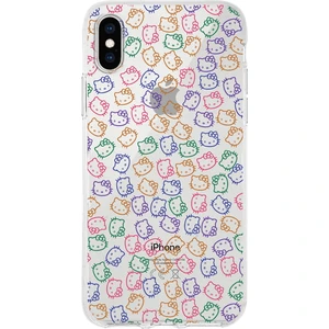 Printify Apple iPhone Xs Uyumlu Kapak Hello Kitty Tasarımlı Şeffaf Silikon Kılıf