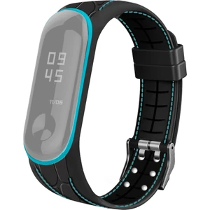 Ykd Store Xiaomi Mi Band 4/3 Kordon Için Stil Bambu Ortak Doku Mavi (Yurt Dışından)