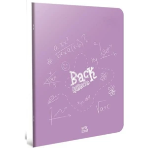 Back A5 80 Yaprak Plastik Kapak Dikişli Defter- Kareli