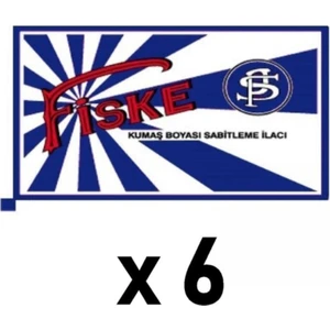 Fiske - Kumaş Boyası Sabitleme Ilacı 30 cc 6 Adet