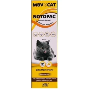 Mbv Cat Anti-Hairball Notopac Extra Malt+ Peynirli Kedi Maltı 50GR