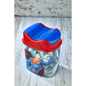 Çocuk Çöp Kovası Yutan Kapak 5,5lt Superman