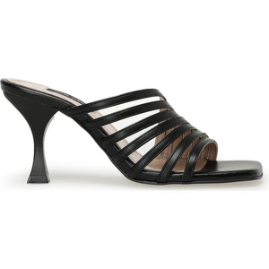 Nine West YEZZA 3FX Siyah Kadın Topuklu Terlik