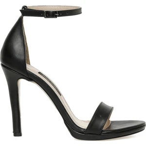 Nine West Delge 3fx Siyah Kadın Topuklu Sandalet