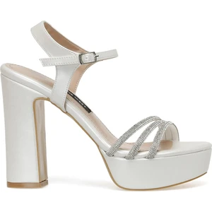 Nine West Mutle  3fx Kırık Beyaz Kadın Topuklu Sandalet