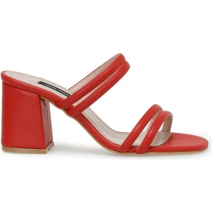 Nine West RUE 3FX Kırmızı Kadın Topuklu Terlik