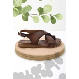 Taba Leather Kadın Sandalet K05149002603