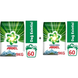Toz Çamaşır Deterjanı Dağ Esintisi 9 kg + Dağ Esintisi 9 kg Toplam 18 KG