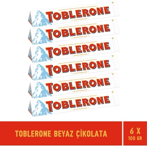 White Beyaz Çikolata 100 gr - 6 Adet