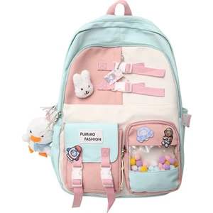 Situ Store Çok Bölmeli Büyük Kapasiteli Sırt Çantası - Pembe (Yurt Dışından)