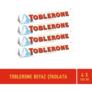 White Beyaz Çikolata 100 gr - 4 Adet