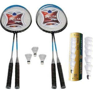 4 Adet Badminton Raketi 9 Adet Badminton Topu Seti