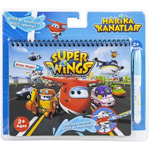 Magic Water Painting Lisanslı Disney Harika Kanatlar Özel Sulu Kalem ile Sihirli Boyama Kitabı