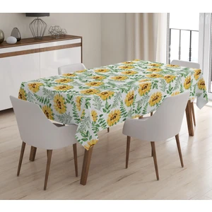 Baskılı Kadife Doku Masa Örtüsü