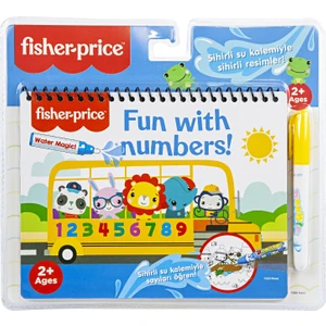 Fisher Price Water Painting Sayılar Sulu Kalem ile Boyama Kitabı