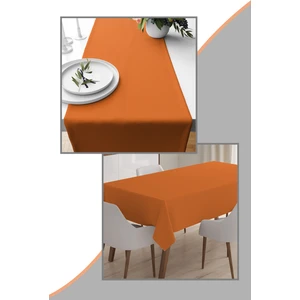 Turuncu Masa Örtüsü ve Runner Set
