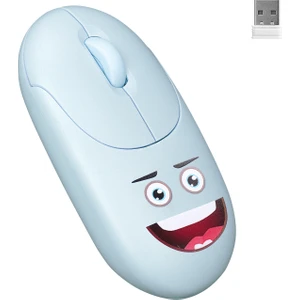 SM-26 FASHION 2.4Ghz Mavi Kabartmalı Kablosuz Mouse