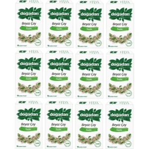 28 G x 12 Adet Sade Beyaz Çay Bitki Çayı Doğal ve Katkısız Özelliği ile