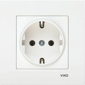 Karre Beyaz Topraklı Priz