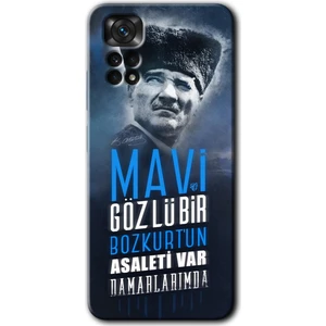 MRC İletişim Xiaomi Redmi Note 11 5g Global Kılıf Hd Desen Baskılı Arka Kapak - Bozkurt Atatürk