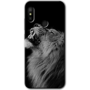 MRC İletişim Xiaomi Mi A2 Lite Kılıf Hd Desen Baskılı Arka Kapak - Lion