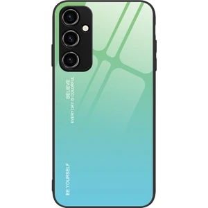 Samsung Galaxy A54 5g Için Gradyan Renkli Telefon Kılıfı, Temperli Cam + Pc + Tpu Anti-Kayma Telefon Kapağı (Yurt Dışından)
