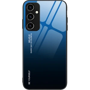 Samsung Galaxy A54 5g Için Gradyan Renkli Telefon Kılıfı, Temperli Cam + Pc + Tpu Anti-Kayma Telefon Kapağı (Yurt Dışından)