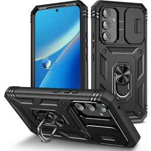 Samsung Galaxy A54 5g Pc Tpu Case Kickstand Şok Geçirmez Kapak Kart Yuvası, Lens Guard (Yurt Dışından)