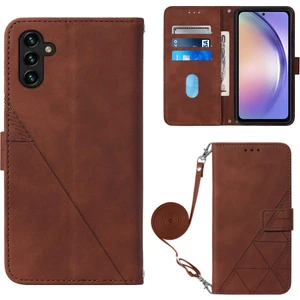 Yb Samsung Galaxy A54 5g Pu Deri Telefon Kılıfı Stand Stand Cüzdan Şok Geçirmez Kapak (Yurt Dışından)
