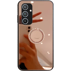 Samsung Galaxy A54 5g Makyaj Aynası Kasası Kickstand Tpu + Pc Anti-Çizelge Telefon Kapağı (Yurt Dışından)