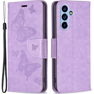Bf Baskı Desen Serisi-4 Samsung Galaxy A54 5g Pu Deri Basılı Kelebekler Stand Kılıf Önleyici Anti-Drop Telefon Cüzdan Kapağı (Yurt Dışından)