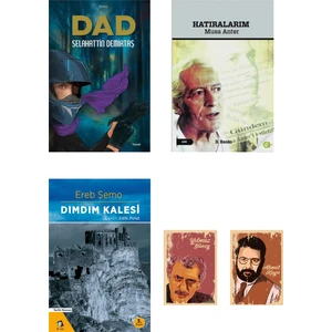Dad Selahattin Demirtaş - Hatıralarım Musa Anter - Dımdım Kalesi Özel defterli seti