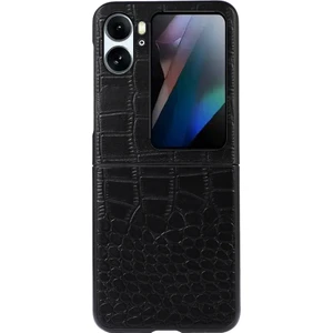 Gzplz Oppo Find N2 Flip Için Sığır Derisi Deri Telefon Kılıfı (Yurt Dışından)