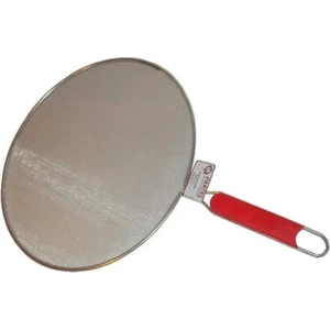 Kulplu Metal 28CM Yağ Sıçratmaz Kapak